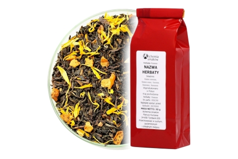 Herbata Czarna Świąteczna CYNAMONOWO JABŁKOWA (OT) (50g) Cynamon i Jabłko w Duecie !